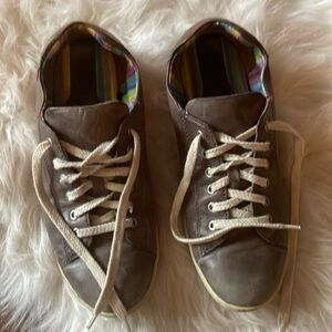 BORN Leather Lace-up Tennis Shoe